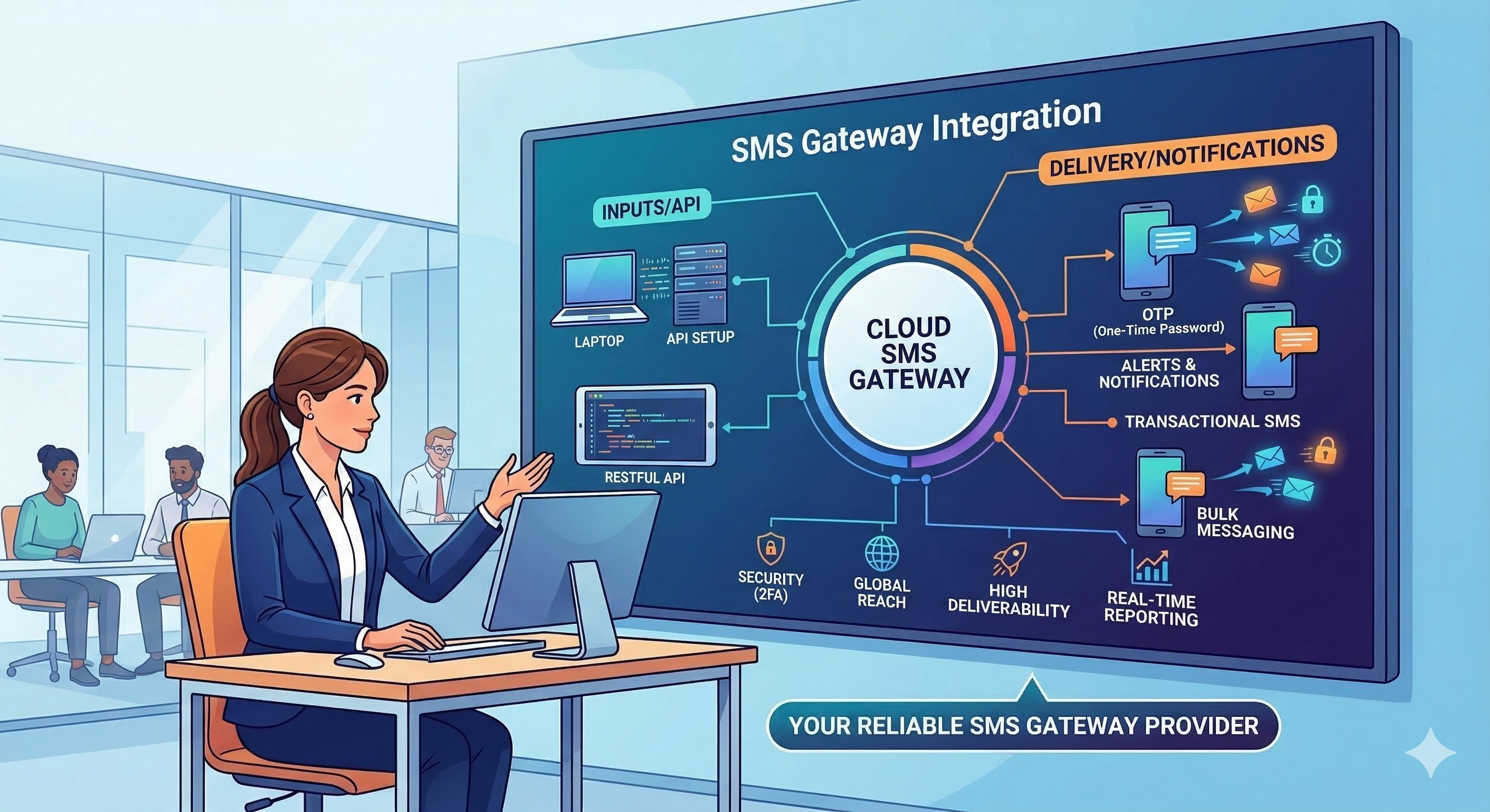 SMS Gateway Integration (OTP, Alerts & API Setup)